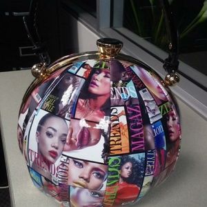 Trending, hot Magazine purse. Conversation piece.